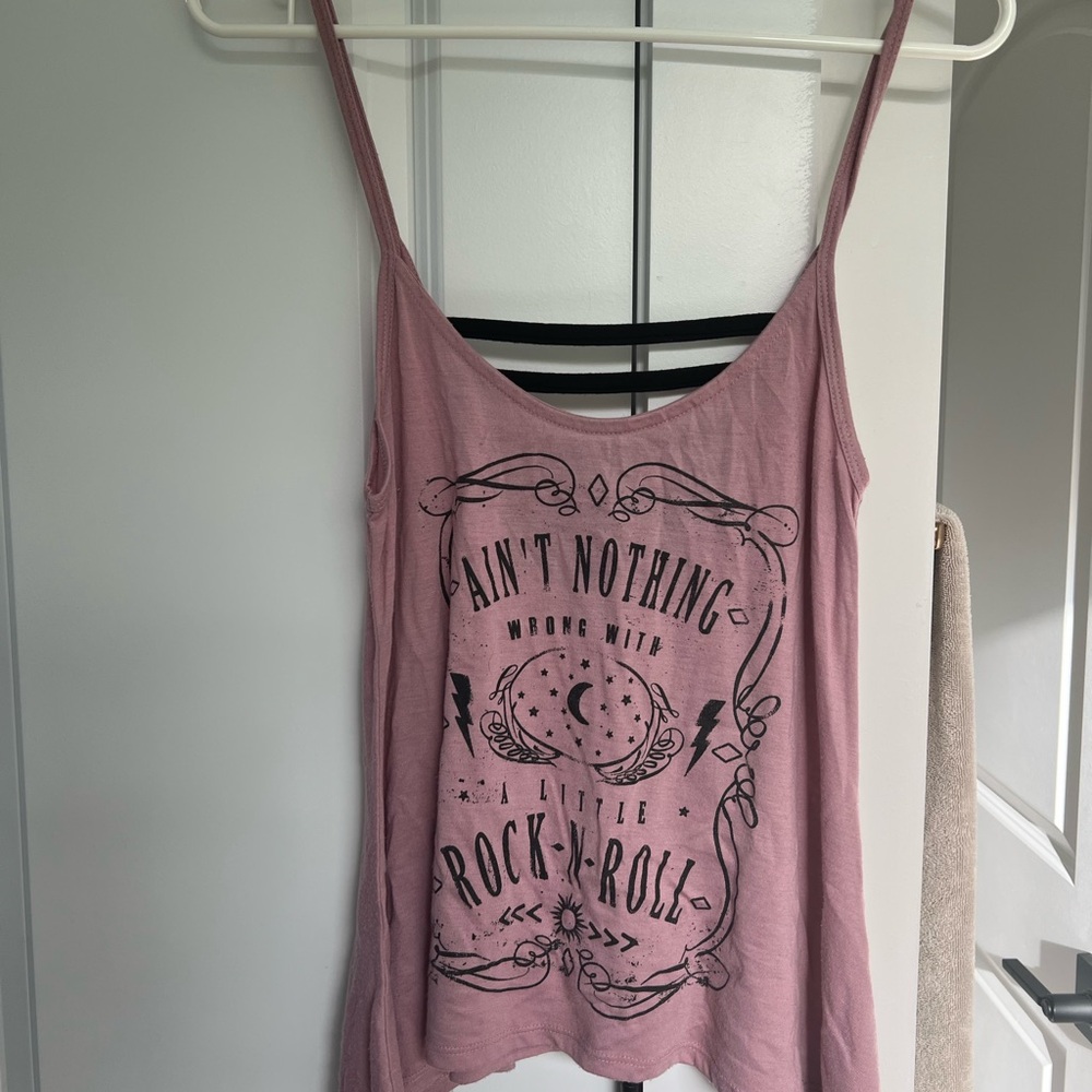 Pink Graphic Women's Tank Top